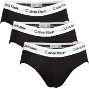 Calvin Klein Kalsonger 3P Cotton Stretch Hip Brief Svart bomull X-Larg...