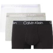 Calvin Klein Kalsonger 3P Modern Structure Recycled Trunk Vit/Svart X-...