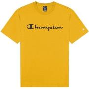 Champion Classics Crewneck T-shirt For Boys Gul bomull 122-128