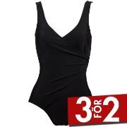 Damella Julia Basic Swimsuit Svart 44 Dam