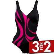 Damella Julia Basic Swimsuit Cerise 40 Dam