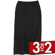 Damella Waist Slip 65 cm Svart viskos 44 Dam