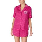 DKNY Only In DKNY Top And Boxer Pj Set Rosa polyester Small Dam