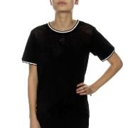 DKNY Spell It Out SS Tee Svart X-Small Dam