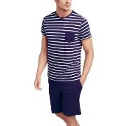 Jockey Cotton Nautical Stripe Short Pyjama Marin Randig bomull X-Large...