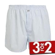 Jockey Kalsonger Woven Poplin Boxer Shorts Vit m Ränder bomull XX-Larg...