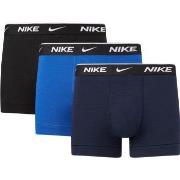 Nike Kalsonger 3P Everyday Essentials Cotton Stretch Trunk Svart/Blå b...