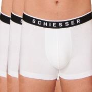 Schiesser Kalsonger 3P 95-5 Organic Cotton Rio Boxer Vit X-Large Herr