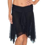 Wiki Basic Beach Skirt Svart polyester XX-Large Dam