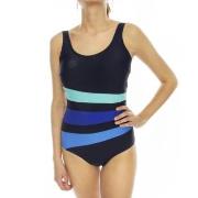 Wiki Swimsuit Bianca Classic Marin/Blå 36 Dam