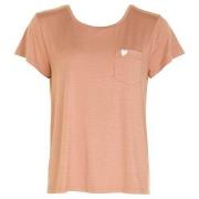 Missya Softness Modal T-shirt Brun modal X-Small Dam