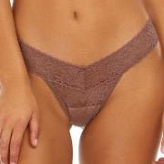 Hanky Panky Trosor Daily Lace Low Rise Thong Plommon nylon One Size Da...