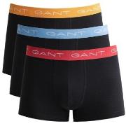 Gant Kalsonger 3P Cotton Jersey Trunks Svart/Orange bomull X-Large Her...