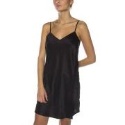 Damella 44001 Nightdress Svart silke Medium Dam