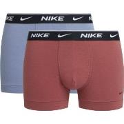Nike Kalsonger 2P Everyday Cotton Stretch Trunk Röd/Lila bomull Medium...