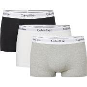 Calvin Klein Kalsonger 3P Modern Cotton Stretch Trunk Vit/Grå bomull S...