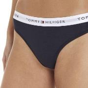 Tommy Hilfiger Trosor LOGO Waistband Thong Mörkblå Large Dam