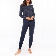 Lady Avenue Bamboo Long Sleeve Pyjamas Marin mönstrad Bambu X-Large Da...