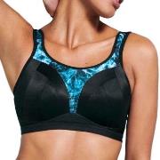 Freya BH Dynamic Soft Sports Bra Svart/Blå J 75 Dam