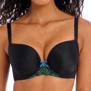 Freya BH Show Off Underwired Moulded Plunge Bra Svart H 65 Dam