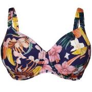 Rosa Faia Tropical Sunset Bikini Top Blå m blommor G 36 Dam