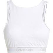Calvin Klein BH Sport Cutout Medium Impact Sports Bra Vit polyester Me...