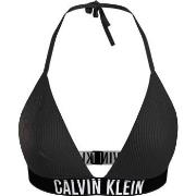 Calvin Klein Instense Power Triangle Bikini Top Svart nylon Medium Dam