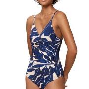 Triumph Summer Allure Padded Swimsuit 01 Vit/Blå D 38 Dam