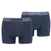 Levis Kalsonger 2P Organic Cotton Base Boxer Marin bomull Large Herr