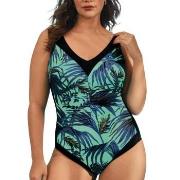 Anita Leaf Deluxe Swimsuit Flerfärgad C 38 Dam