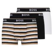 BOSS Kalsonger 3P Power Design Trunk Blå/Grön bomull X-Large Herr