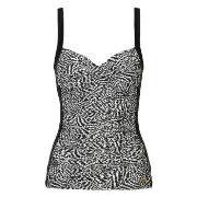 Damella Geena Patterned Protes Tankini Top Svart 42 Dam