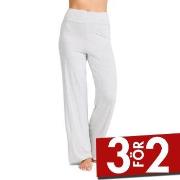 Damella Bamboo Lounge Pants Gråmelerad Bambu XX-Large Dam