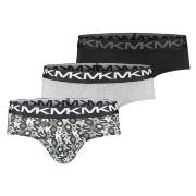 Michael Kors Kalsonger 3P Fashion Low Rise Brief Svart/Vit bomull X-La...