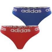 adidas Trosor 2P Underwear Brazilian Thong Blå/Röd bomull X-Small Dam