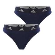 adidas Trosor 2P Underwear Brazilian Thong Marin bomull Large Dam