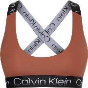 Calvin Klein BH Sport Active Icon Medium Support Bra Brun Medium Dam