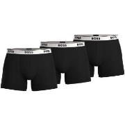 BOSS Kalsonger 3P Cotton Stretch Boxer Brief Long Svart/Vit bomull XX-...