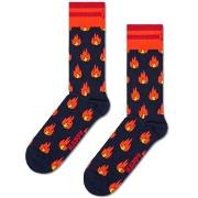 Happy socks Strumpor Flames Sock Blå/Röd bomull Strl 36/40
