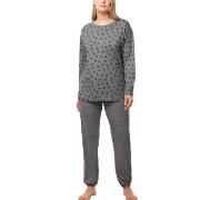 Triumph Endless Comfort PK Long Sleeve Pyjamas Mörkgrå 36 Dam