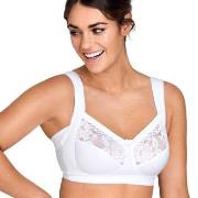 Miss Mary Lovely Lace Support Soft Bra BH Vit H 100 Dam