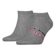 Tommy Hilfiger Strumpor 2P Men Sneaker Stripe Sock Grå Strl 43/46 Herr