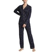 Calida Winter Dreams Pyjama Set Marin Randig bomull Medium Dam