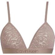 Calvin Klein BH Intrinsic Unlined Triangle Bra Beige X-Large Dam