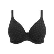 Elomi Bazaruto Underwire Plunge Bikini Top Svart polyamid L 75 Dam