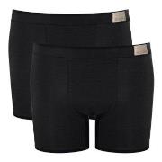 Sloggi Kalsonger 2P Men GO Natural Short Svart bomull Medium Herr