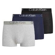 Calvin Klein Kalsonger 3P Ultra Soft Modern Trunks Svart/Blå modal Lar...