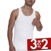 Sloggi 2P Men GO ABC 2 0 Tank Top Vit bomull Medium Herr