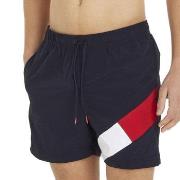 Tommy Hilfiger Badbyxor Solid Flag Swim Shorts Mörkblå nylon Large Her...