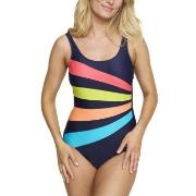 Damella Alice Chlorine Resistant Swimsuit Flerfärgad-2 48 Dam